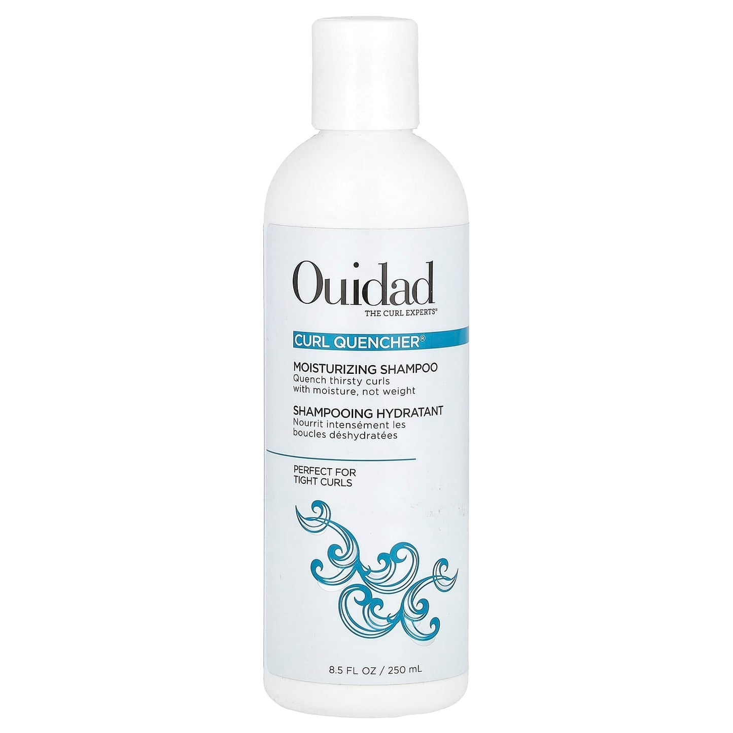 Ouidad, Curl Quencher®, Moisturizing Shampoo, Tight Curls, 8.5 fl oz (250 ml) - Image 1