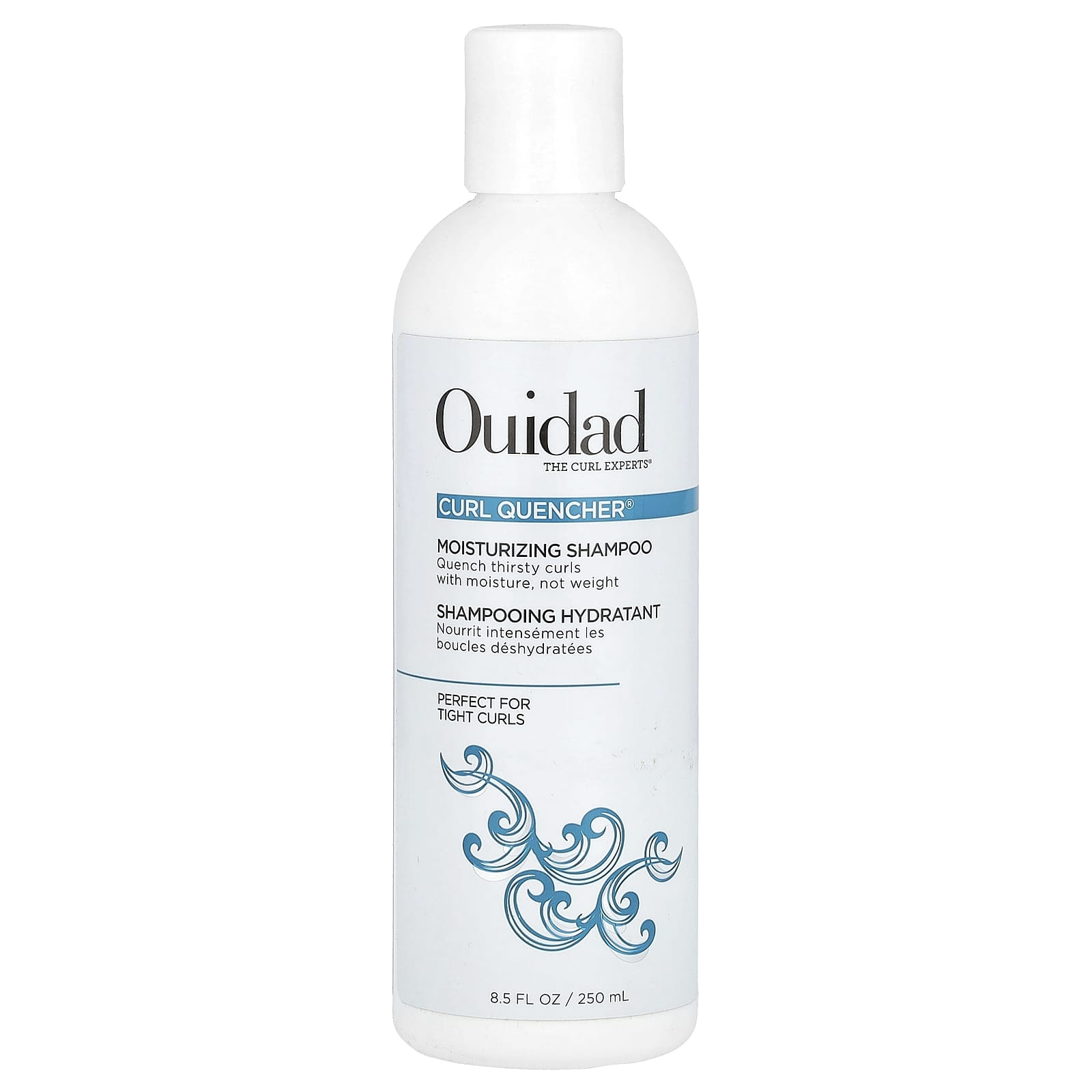 Ouidad, Curl Quencher®, Moisturizing Shampoo, Tight Curls, 8.5 fl oz (250 ml) - Image 1