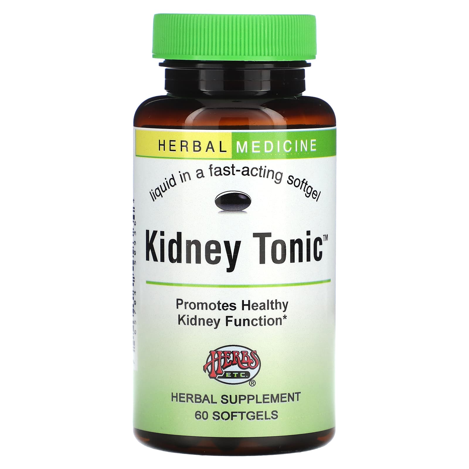 Herbal Kidney Tonic Support for Healthy Function - 60 Softgels - Image 1