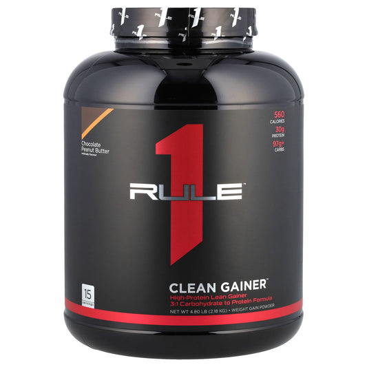 Rule One Proteins, Clean Gainer™, Chocolate Peanut Butter, 4.8 lb (2.18 kg) - Image 1