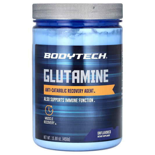 BodyTech Glutamine Unflavored 450g for Rapid Muscle Recovery - Image 1