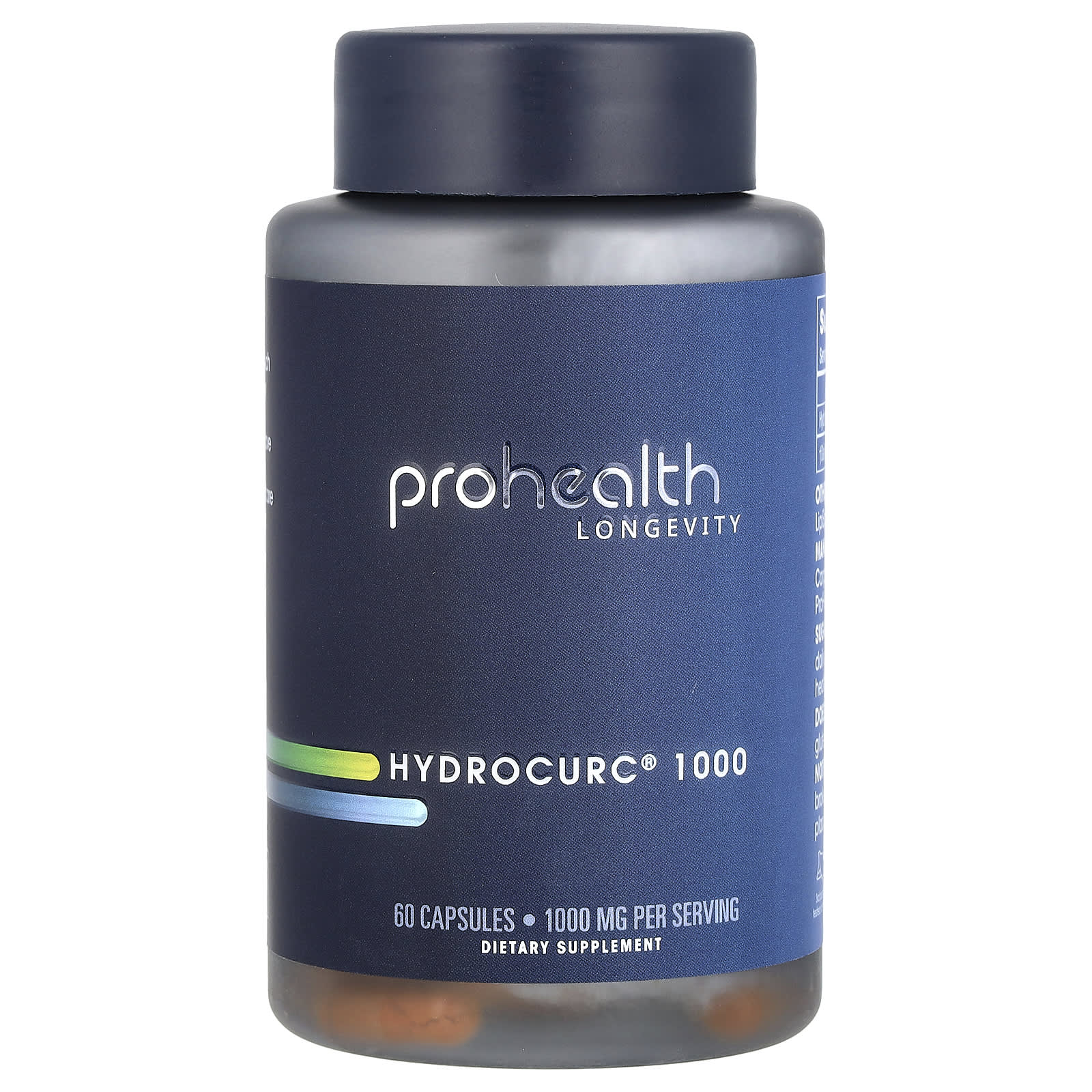ProHealth Longevity, Hydrocurc® 1000, 60 Capsules (500 mg Per Capsule) - Image 1
