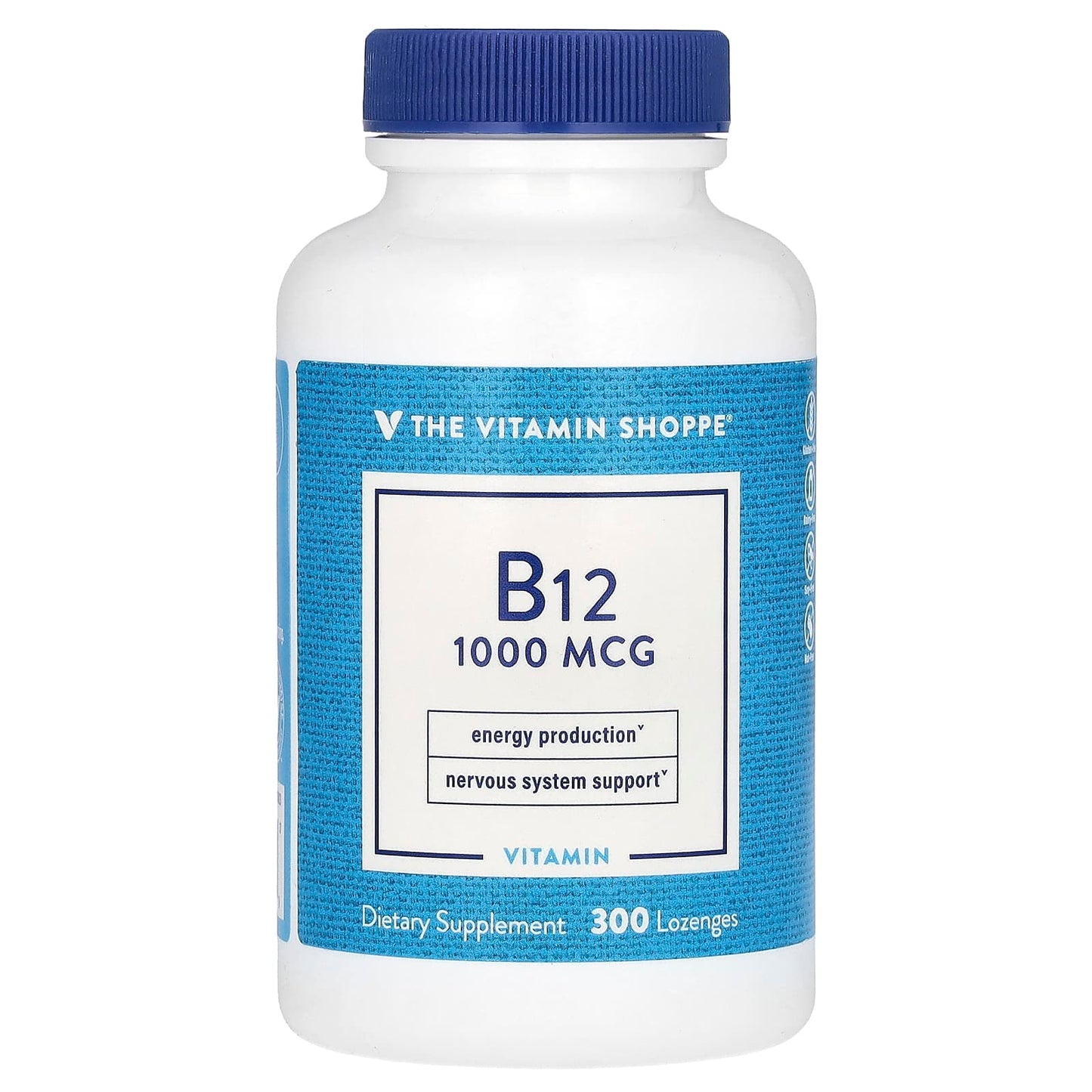 The Vitamin Shoppe, B12, 1,000 mcg, 300 Lozenges - Image 1