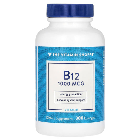 The Vitamin Shoppe, B12, 1,000 mcg, 300 Lozenges - Image 1