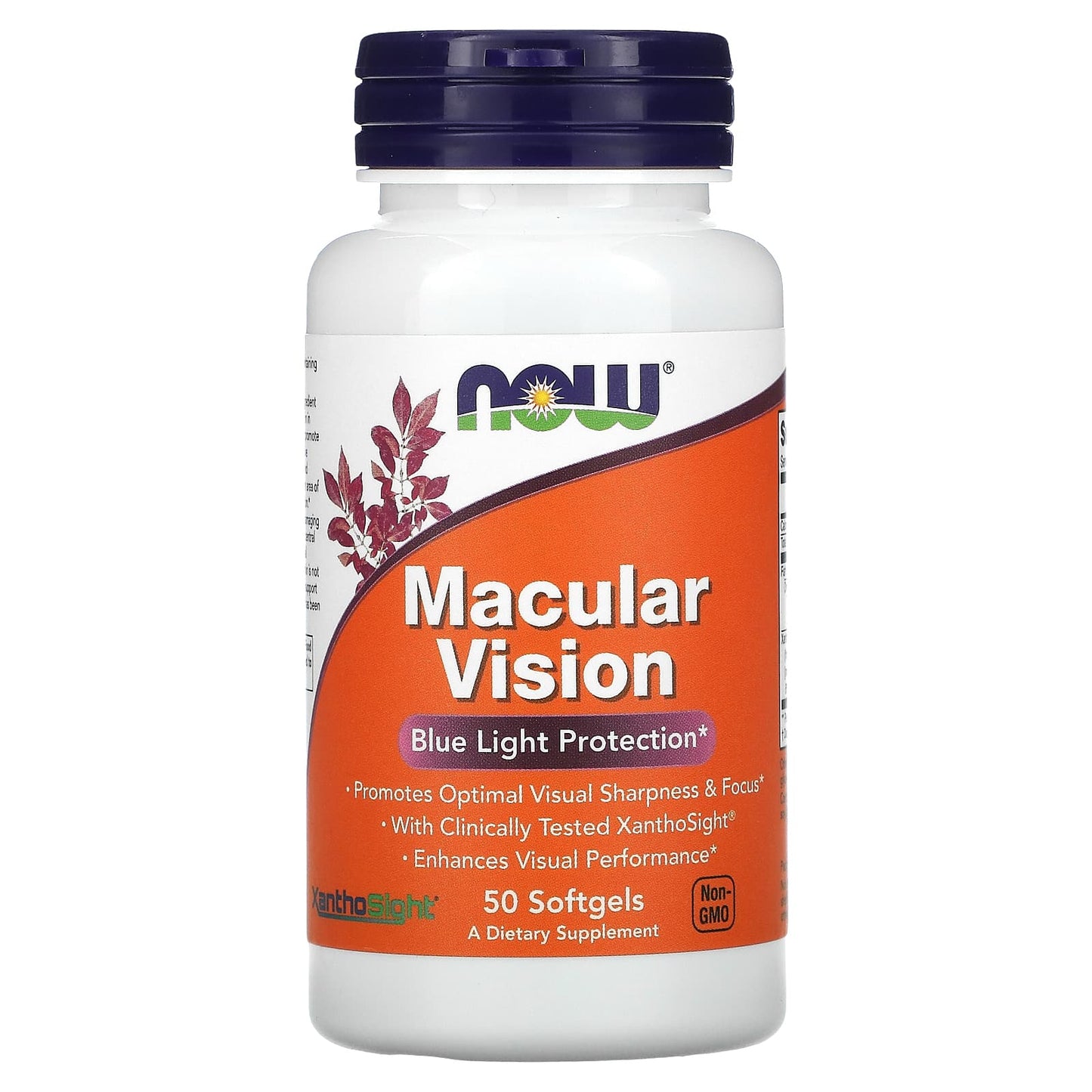 NOW Foods, Macular Vision, 50 Softgels - Image 1