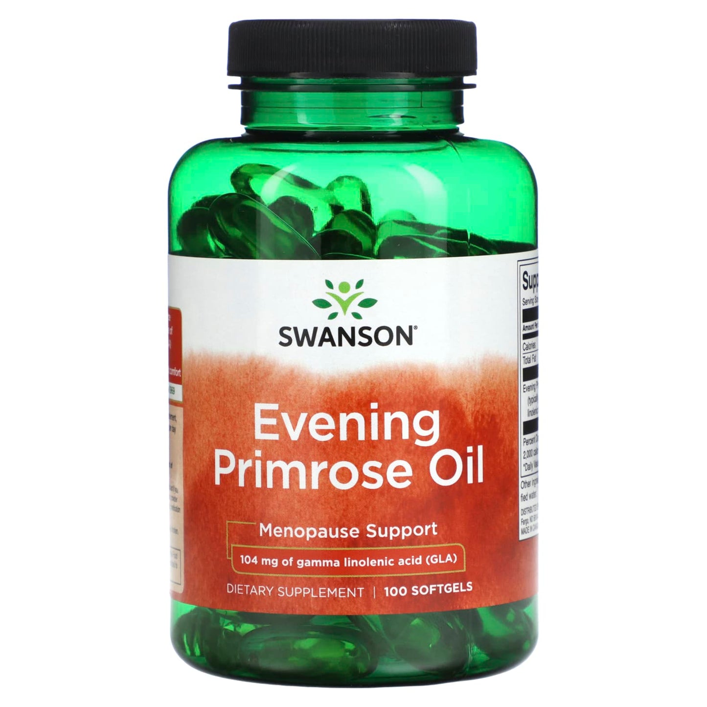 Swanson, Evening Primrose Oil, 104 mg , 100 Softgels - Image 1