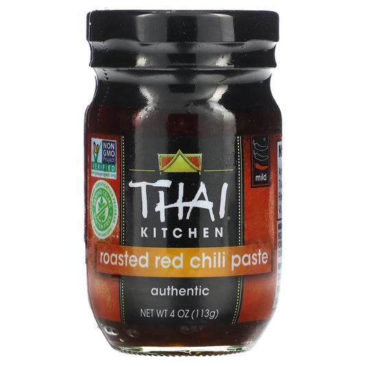 Thai Kitchen, Roasted Red Chili Paste, Mild, 4 oz (113 g) - Image 1