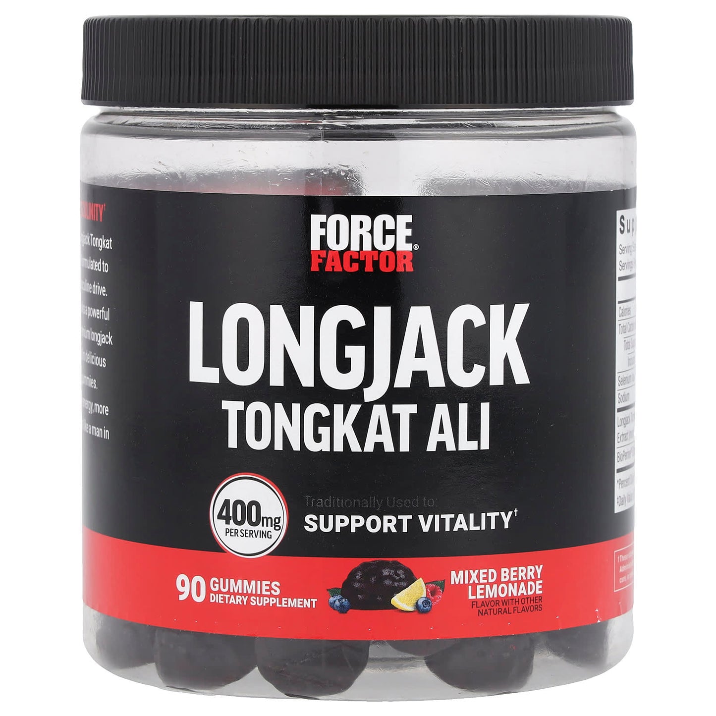 Boost Your Masculine Drive with Force Factor Longjack Tongkat Ali Gummies - Image 1