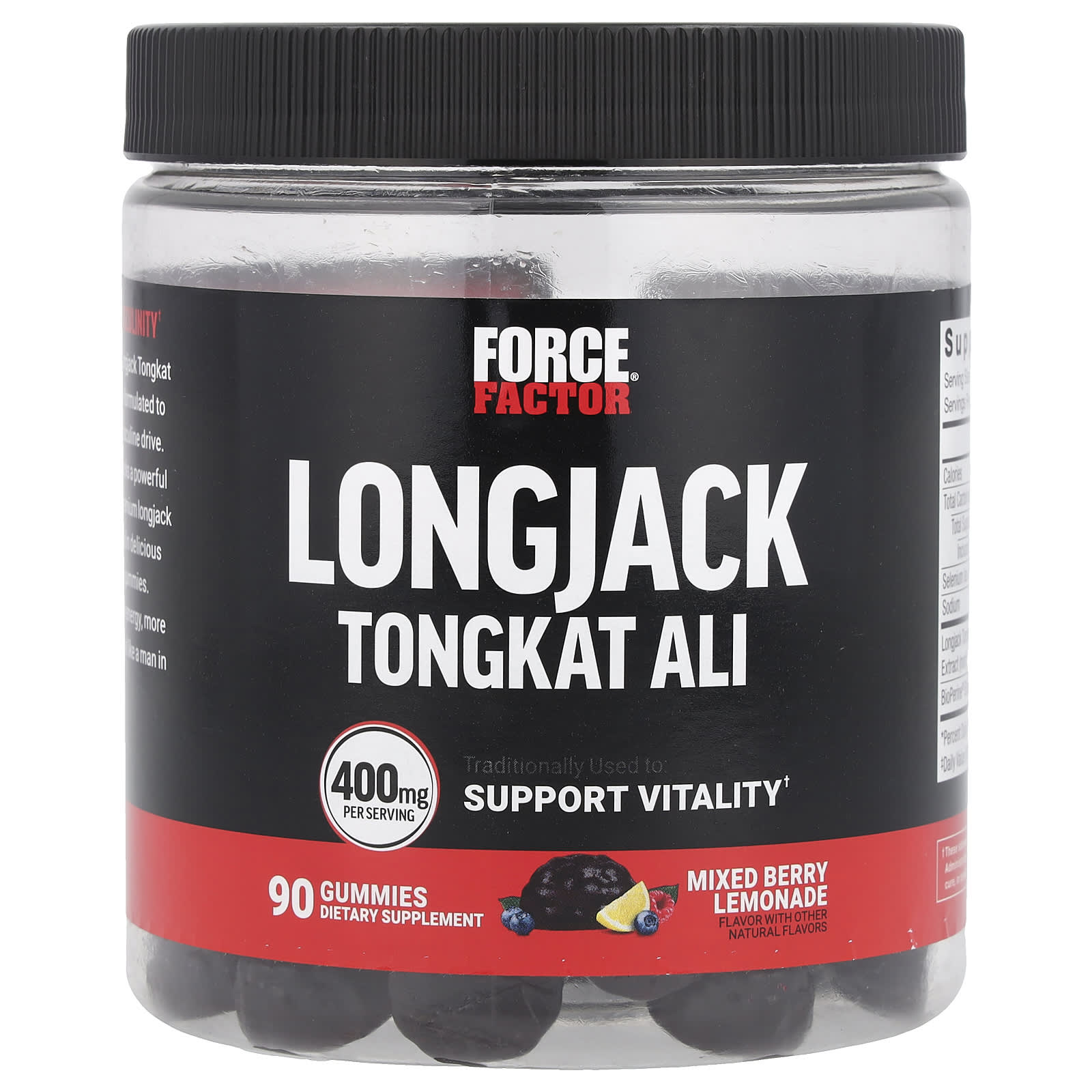 Boost Your Masculine Drive with Force Factor Longjack Tongkat Ali Gummies - Image 1