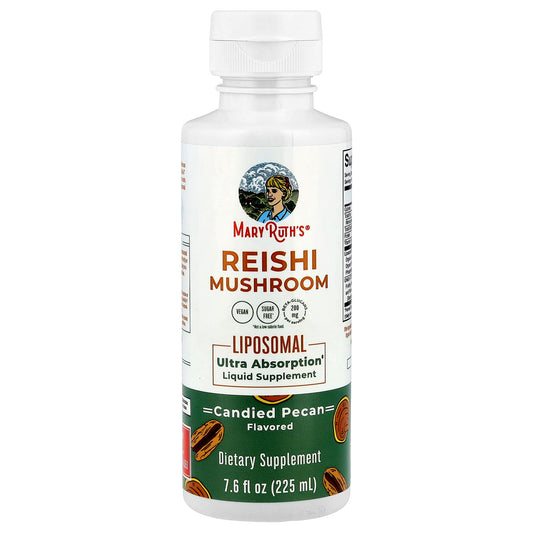MaryRuth's, Reishi Mushroom Liposomal, Candied Pecan , 7.6 fl oz (225 ml) - Image 1