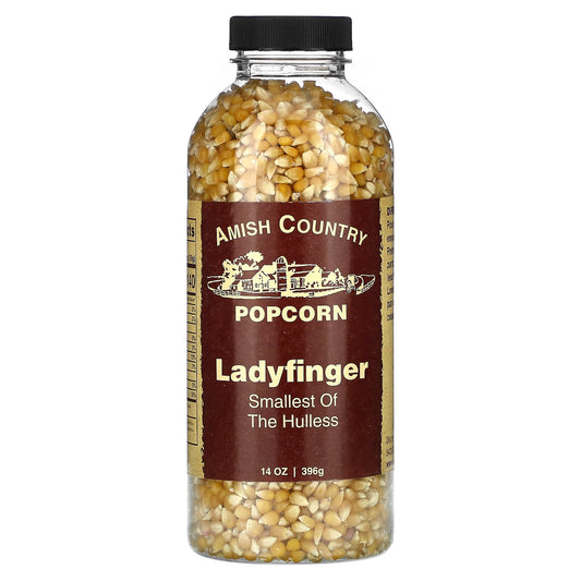 Delicious Ladyfinger Popcorn from Amish Country - 14 oz - Image 1
