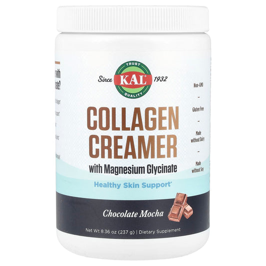 KAL, Collagen Creamer with Magnesium Glycinate, Chocolate Mocha , 8.36 oz (237 g) - Image 1