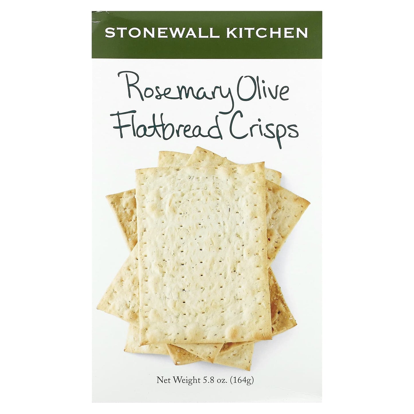 Stonewall Kitchen, Rosemary Olive Flatbread Crisps, 5.8 oz (164 g) - Image 1