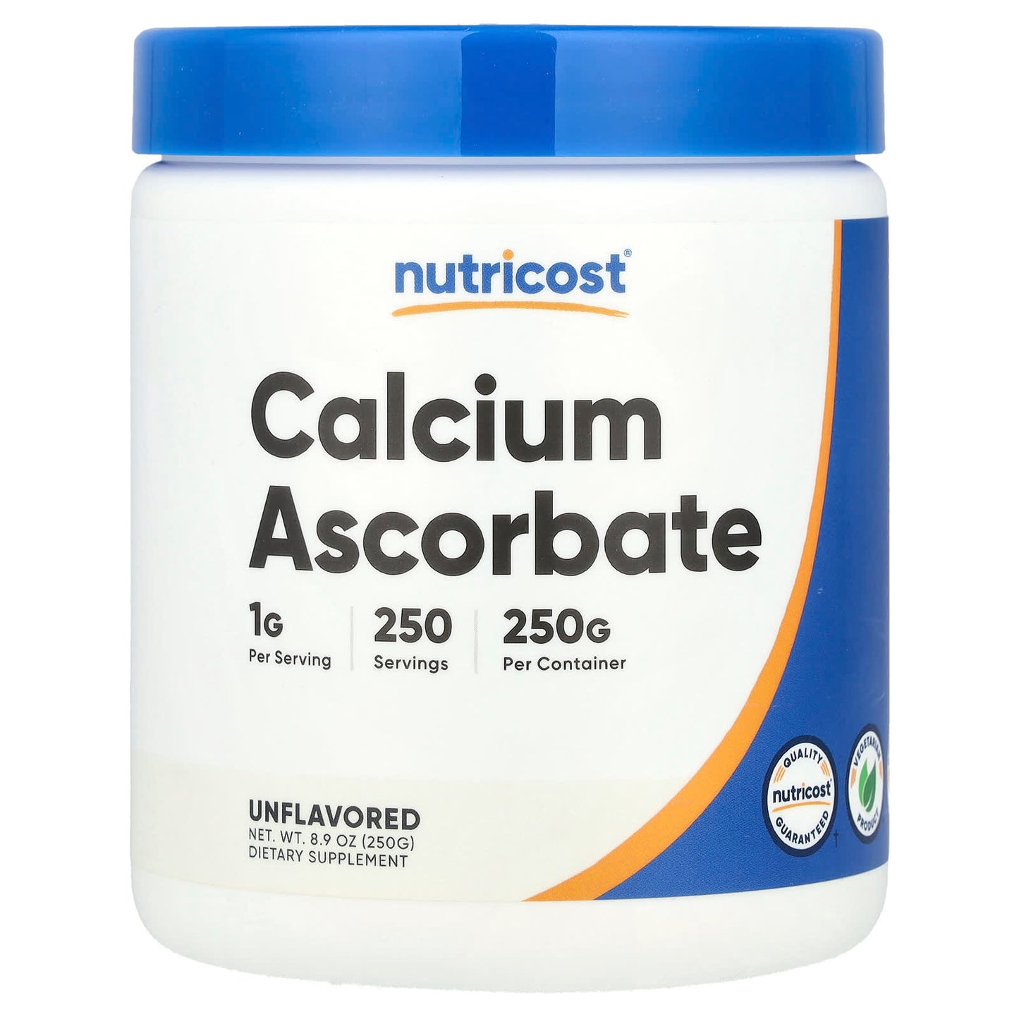 Nutricost, Calcium Ascorbate, Unflavored, 8.9 oz (250 g) - Image 1