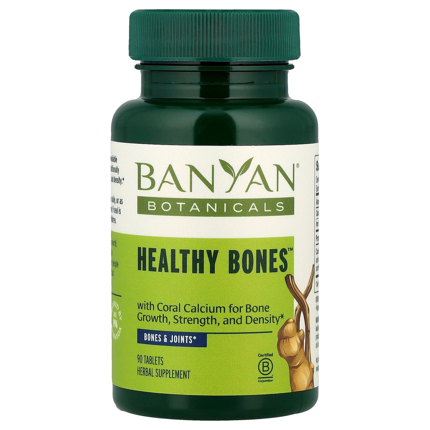 Banyan Botanicals Healthy Bones Coral Calcium Supplement 90 Tablets - Image 1