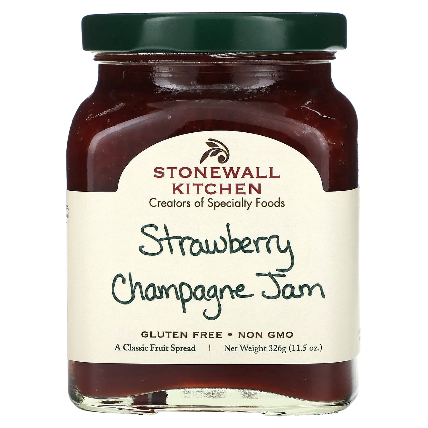 Stonewall Kitchen, Strawberry Champagne Jam, 11.5 oz (326 g) - Image 1