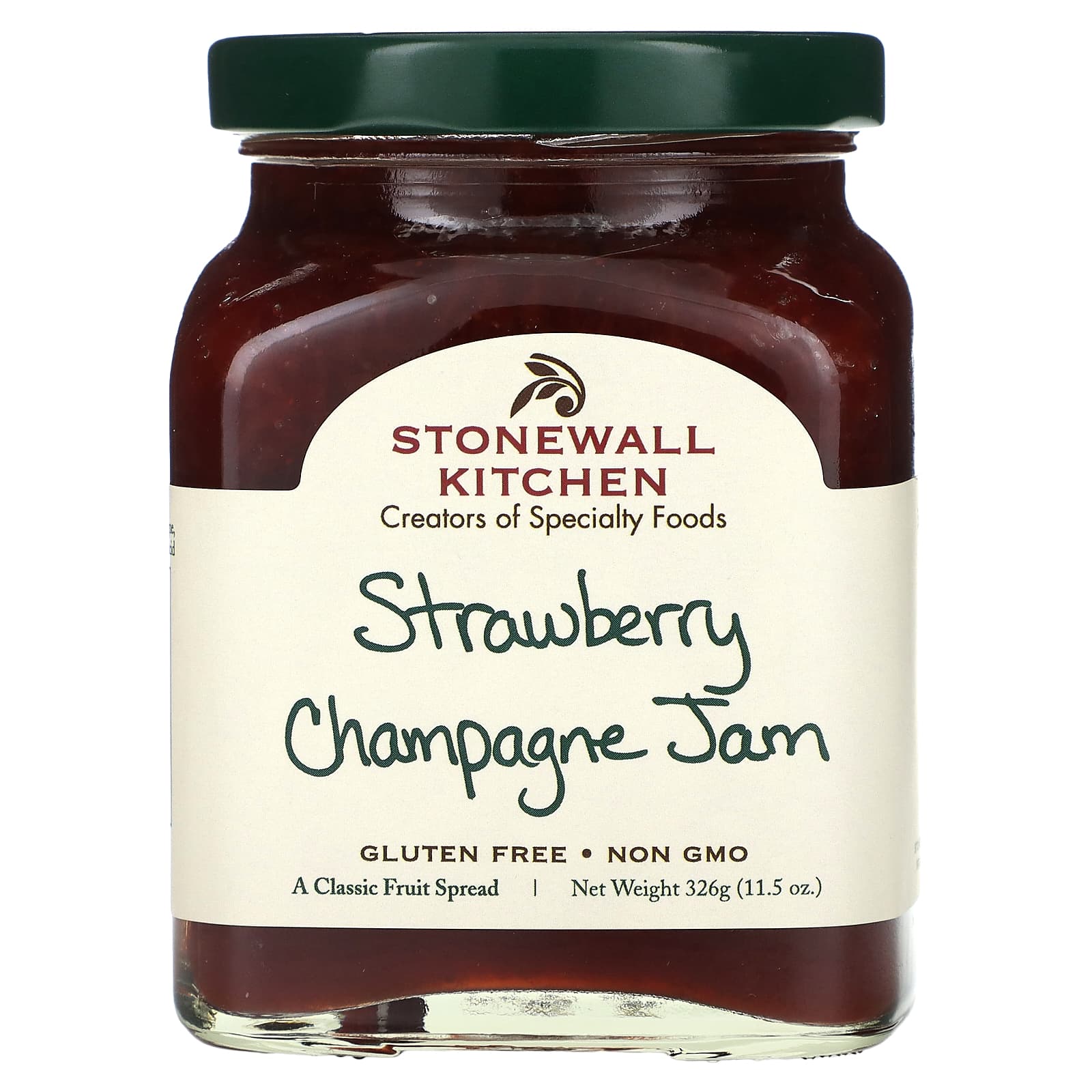 Stonewall Kitchen, Strawberry Champagne Jam, 11.5 oz (326 g) - Image 1