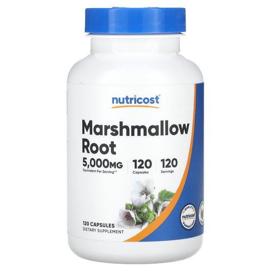 Nutricost, Marshmallow Root, 5,000 mg, 120 Capsules - Image 1