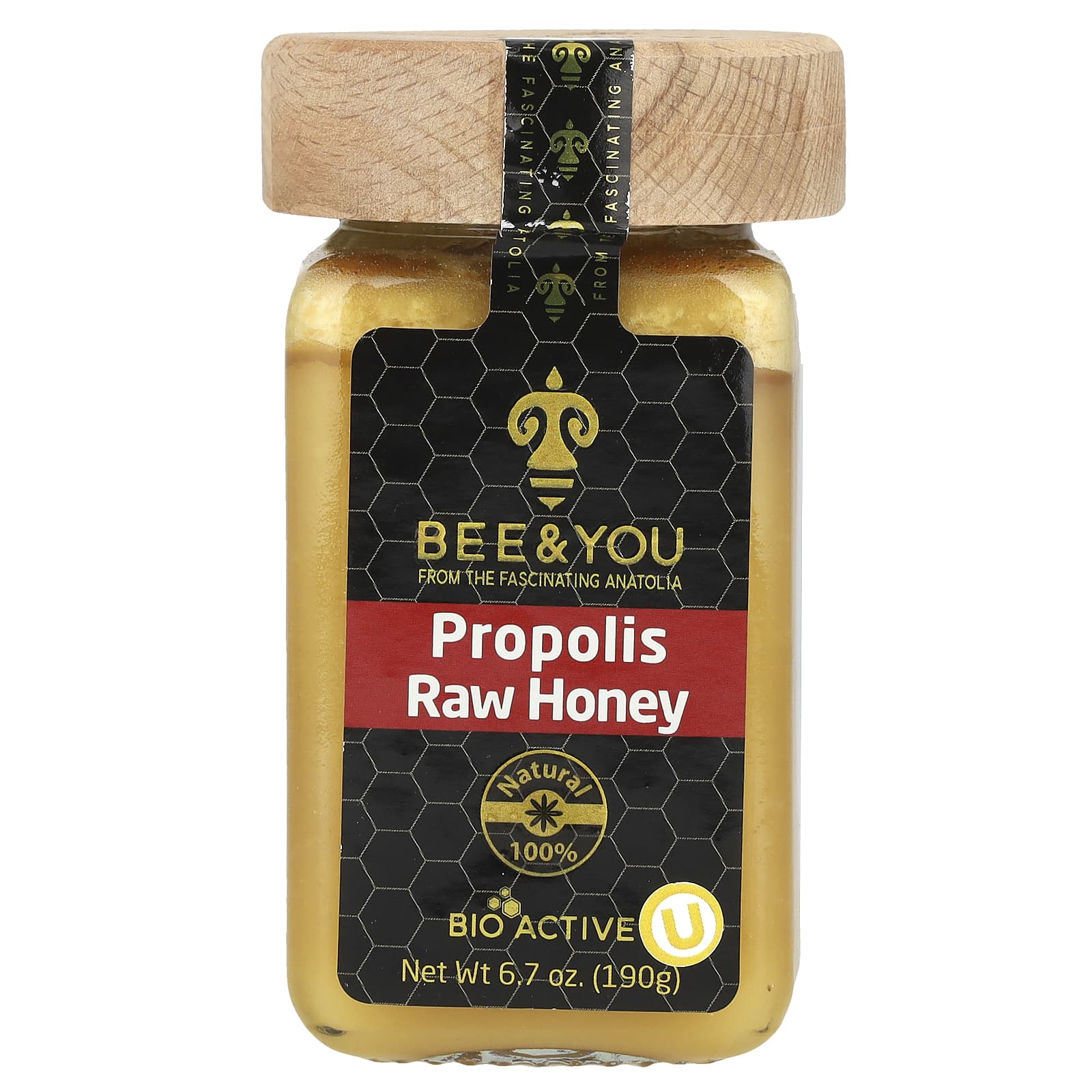 Bee & You Raw Honey with Propolis - Immune Support - Image 1