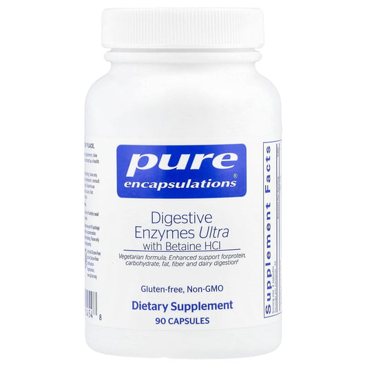 Pure Encapsulations, Digestive Enzymes Ultra With Betaine HCl, 90 Capsules - Image 1