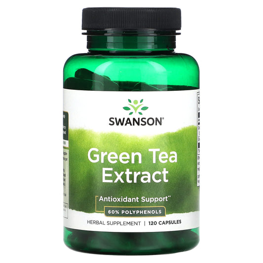 Swanson, Green Tea Extract, 120 Capsules - Image 1
