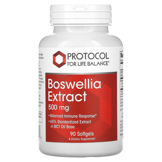 Protocol for Life Balance, Boswellia Extract, 500 mg, 90 Softgels - Image 1