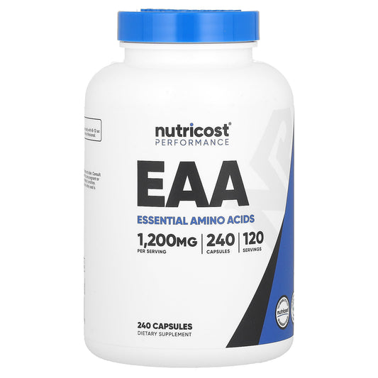 Nutricost, Performance, EAA, 240 Capsules - Image 1