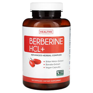 Berberine HCL+ for Healthy Blood Sugar Levels - 120 Capsules