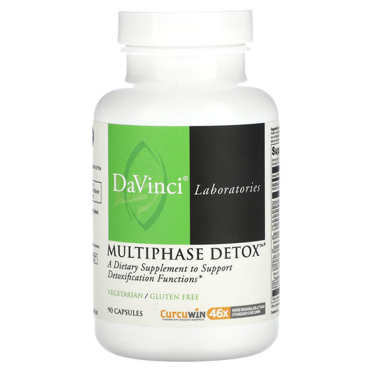DaVinci Laboratories Multiphase Detox Supplement for Liver, Kidney, and Colon Health - Image 1