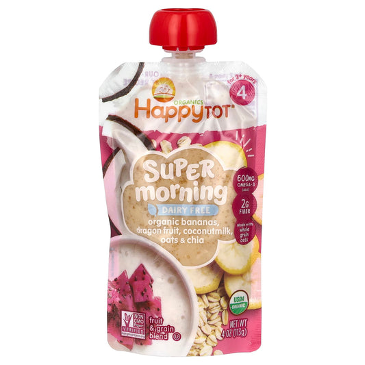 Happy Family Organics Super Morning Toddler Food, Dairy Free - Image 1