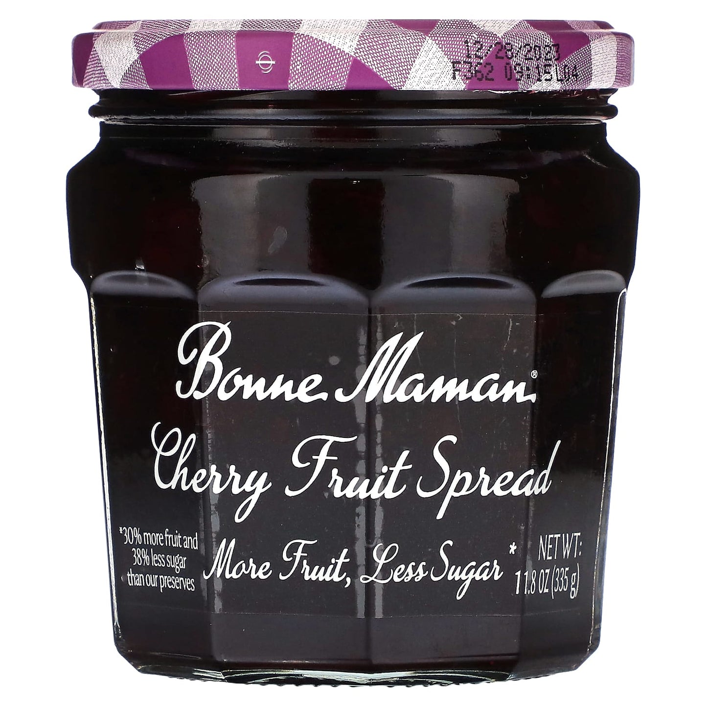Bonne Maman Cherry Fruit Spread - 30% More Fruit & 38% Less Sugar - Image 1