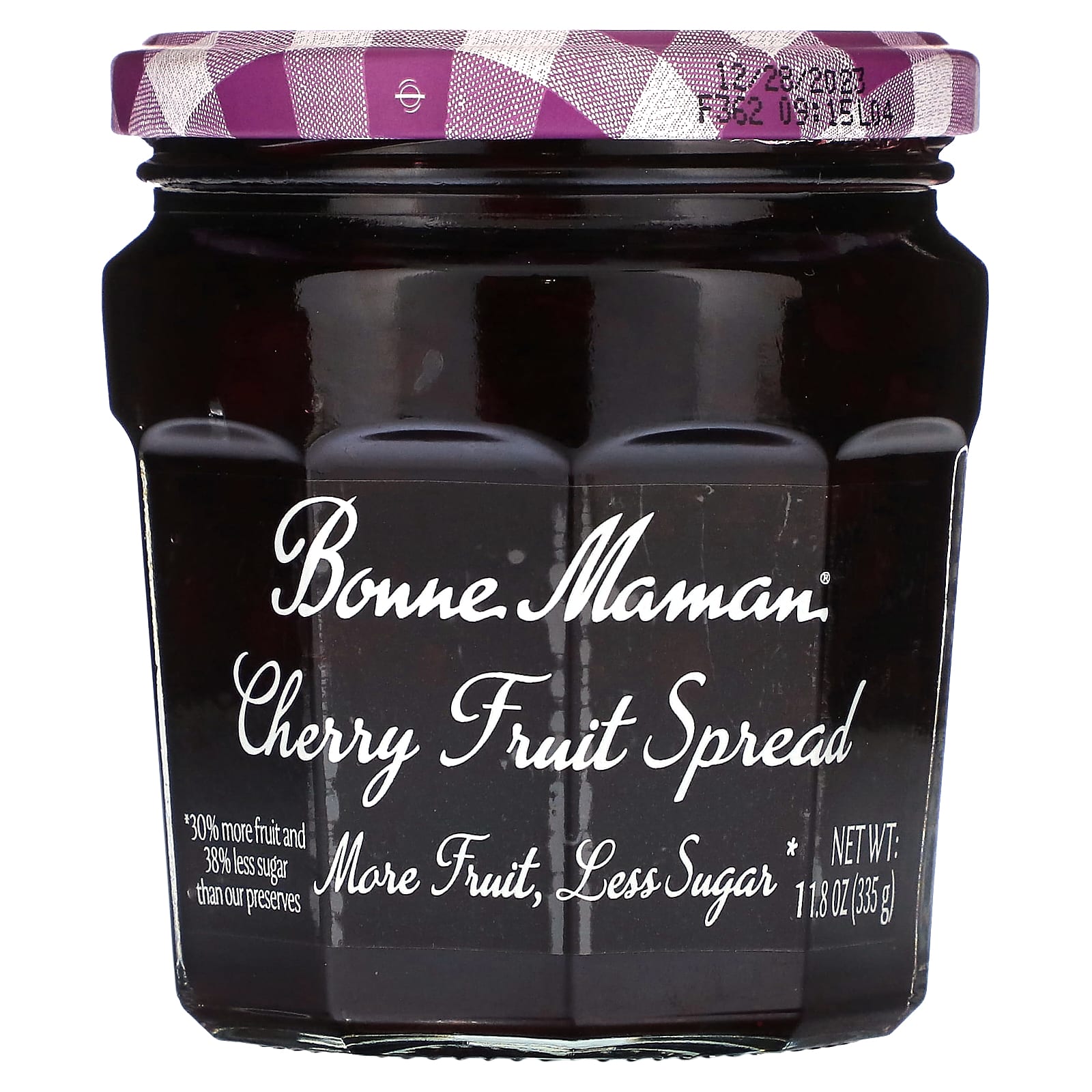 Bonne Maman Cherry Fruit Spread - 30% More Fruit & 38% Less Sugar - Image 1