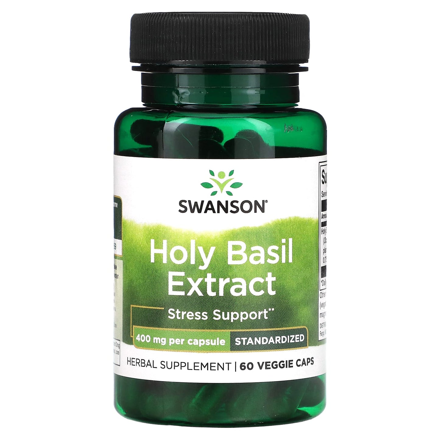 Swanson, Holy Basil Extract , 400 mg , 60 Veggie Caps - Image 1
