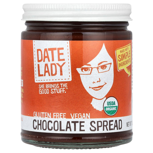 Date Lady Organic Chocolate Spread, 10.2 oz - Deliciously Simple - Image 1