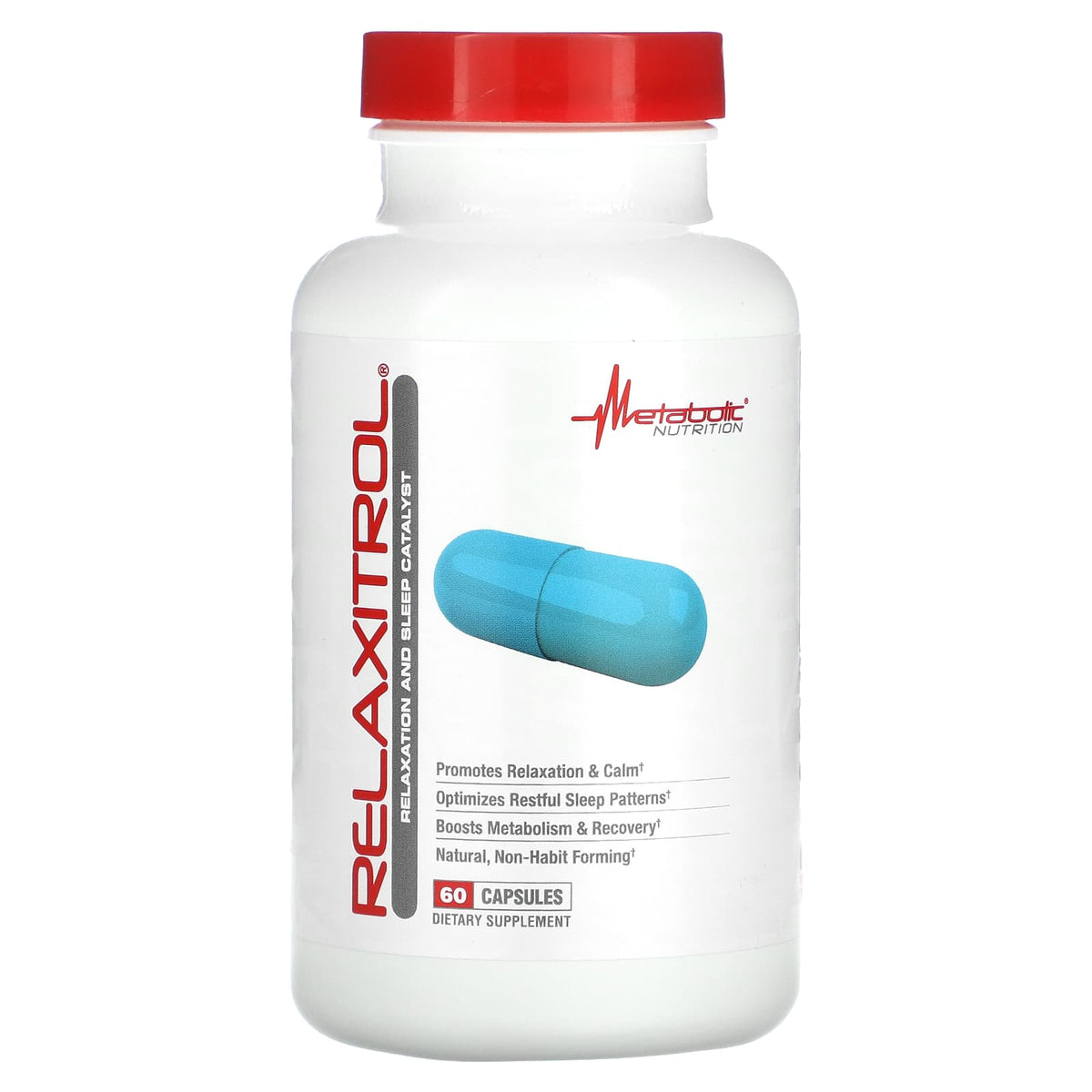 Metabolic Nutrition, Relaxitrol, 60 Capsules - Image 1