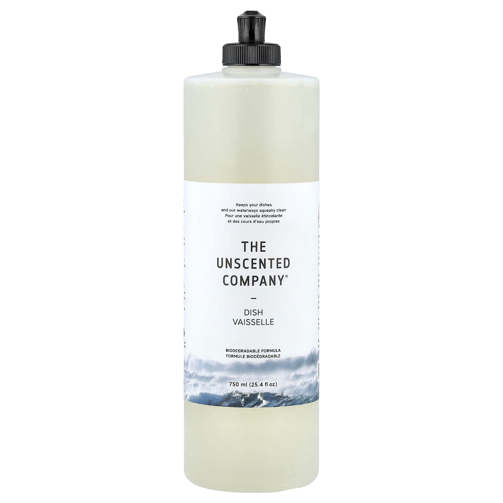 The Unscented Company, Dish Soap, Fragrance Free, 25.4 fl oz (750 ml) - Image 1