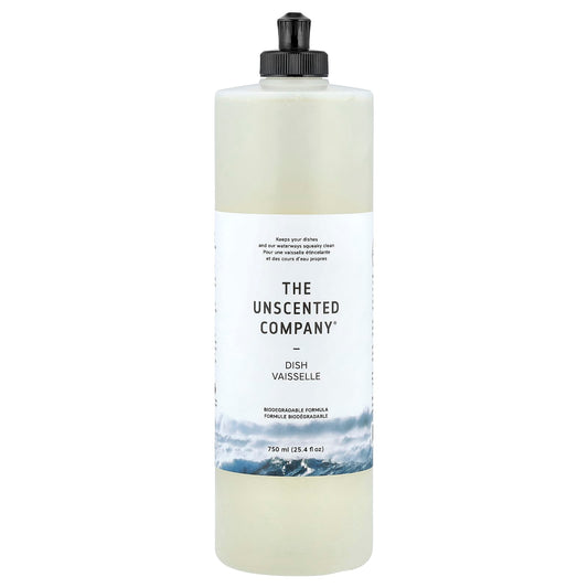 The Unscented Company, Dish Soap, Fragrance Free, 25.4 fl oz (750 ml) - Image 1