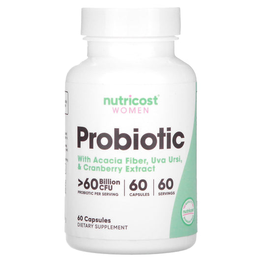 Nutricost, Women, Probiotic , >60 Billion CFU, 60 Capsules - Image 1