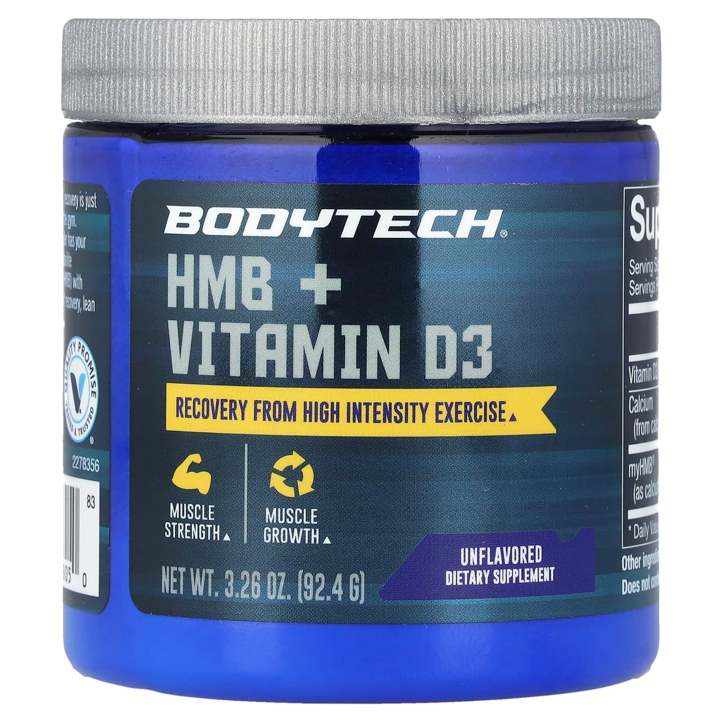 BodyTech HMB + Vitamin D3 for Enhanced Recovery & Strength - Image 1