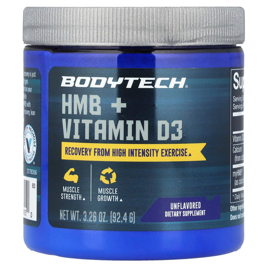 BodyTech HMB + Vitamin D3 for Enhanced Recovery & Strength - Image 1