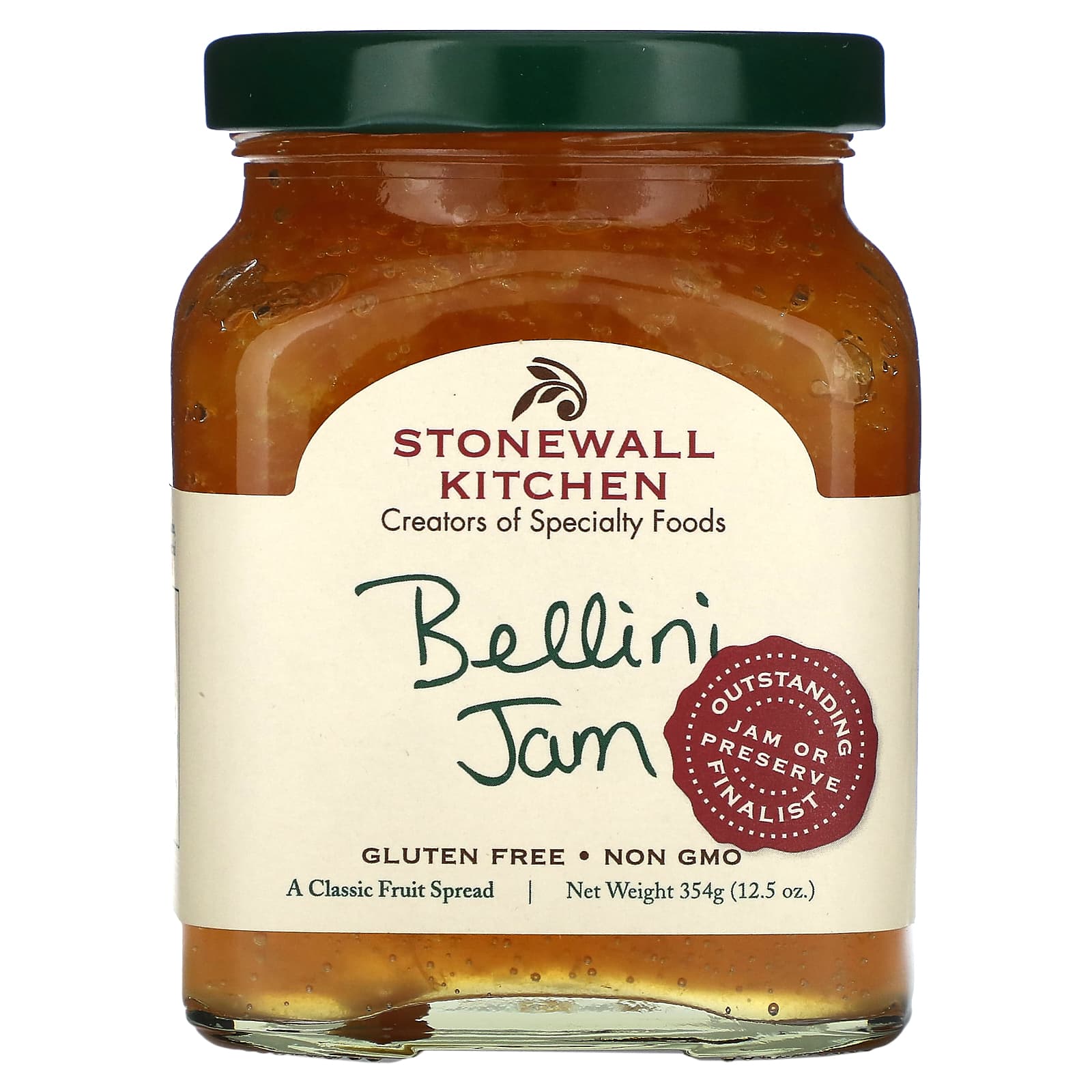 Stonewall Kitchen, Bellini Jam, 12.5 oz (354 g) - Image 1