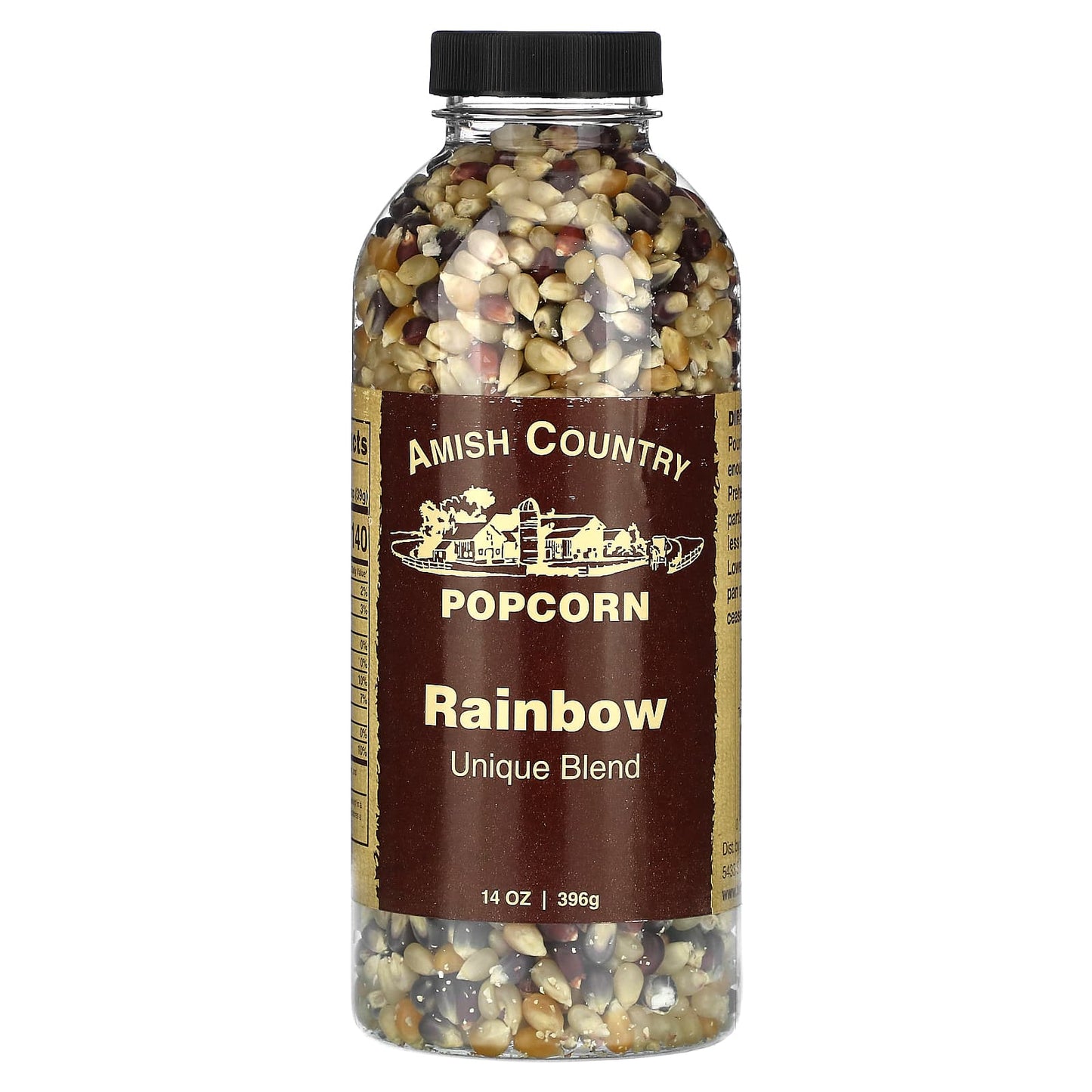 Delicious Amish Country Rainbow Popcorn, 14 oz - Non GMO & Kosher - Image 1