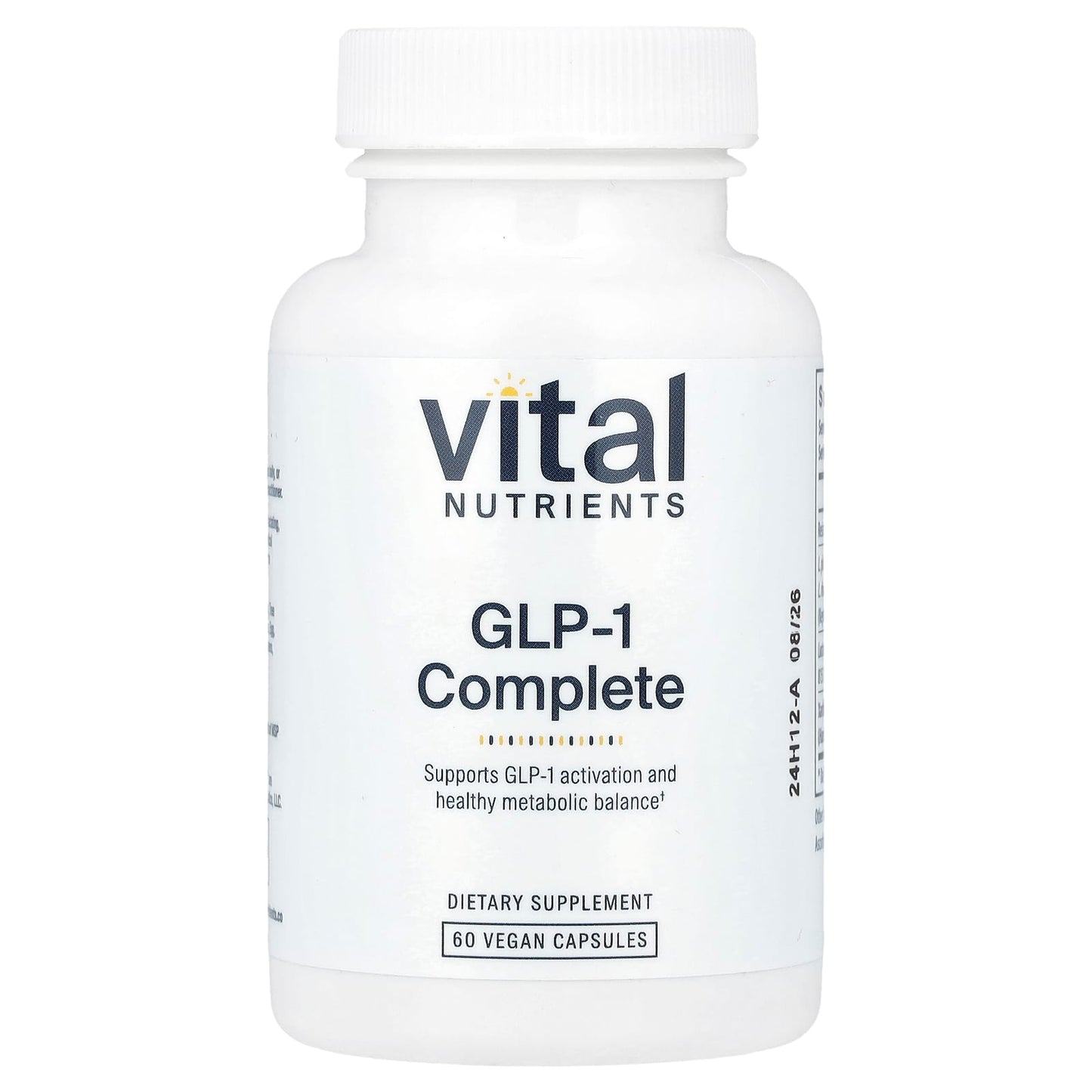 Vital Nutrients, GLP-1 Complete, 60 Vegan Capsules - Image 1