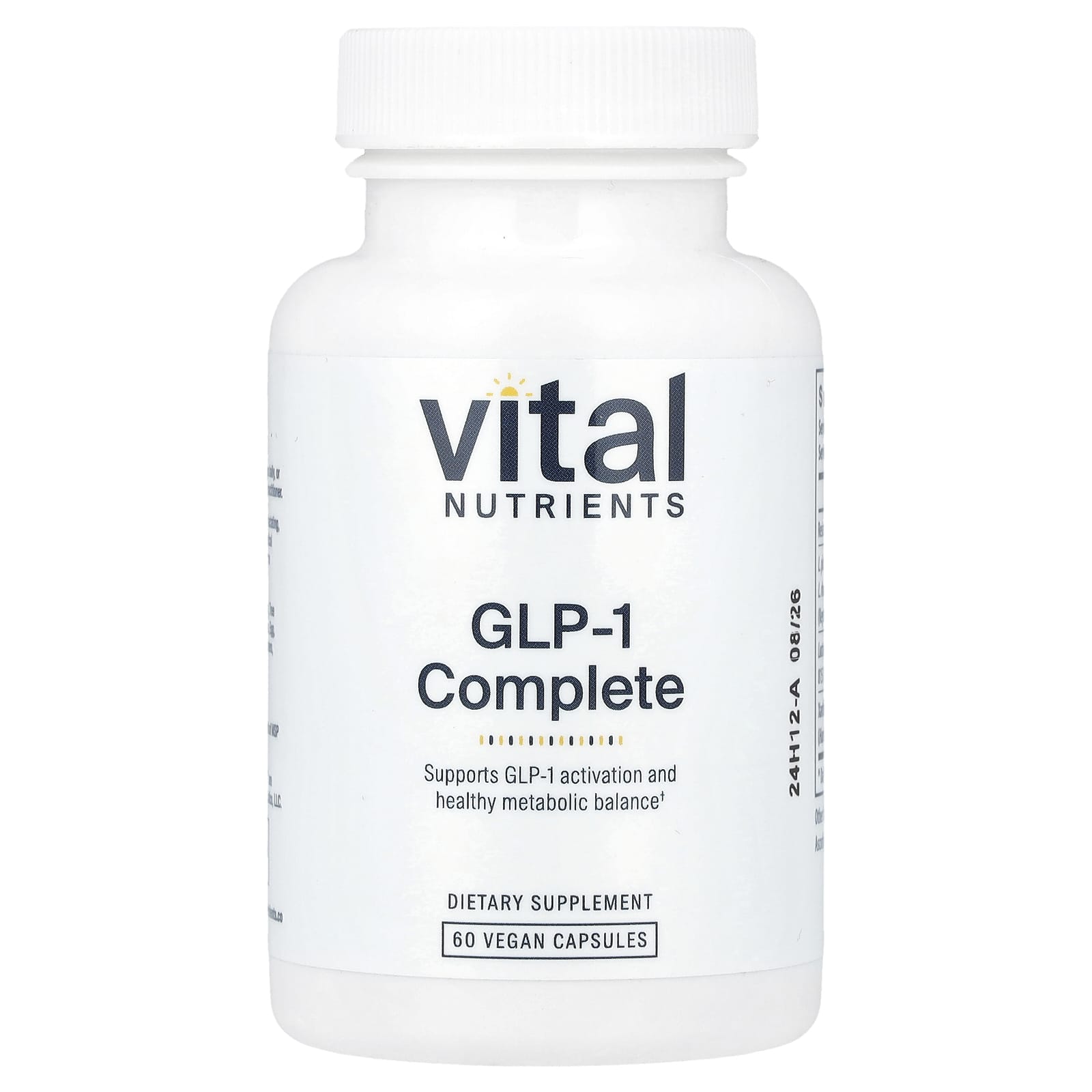 Vital Nutrients, GLP-1 Complete, 60 Vegan Capsules - Image 1