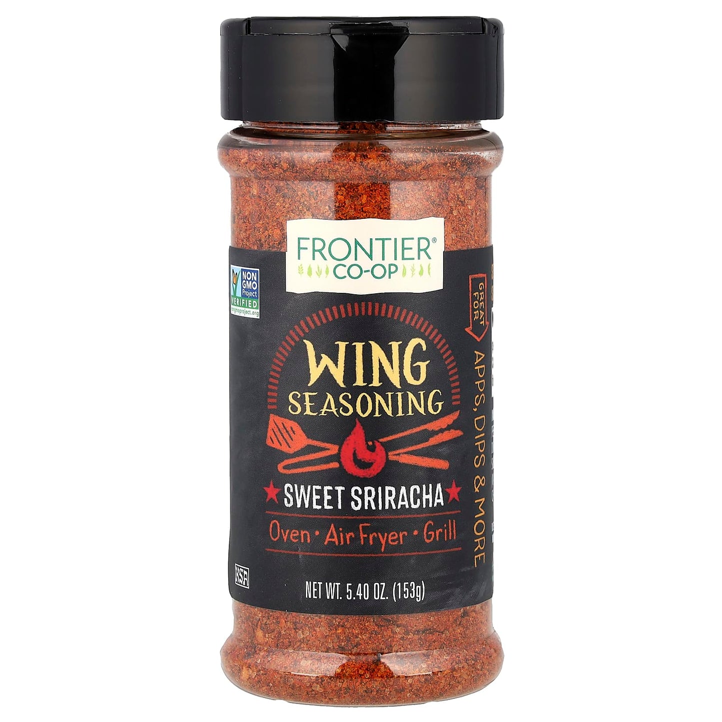 Sweet Sriracha Wing Seasoning by Frontier Co-op, 5.4 oz - Image 1