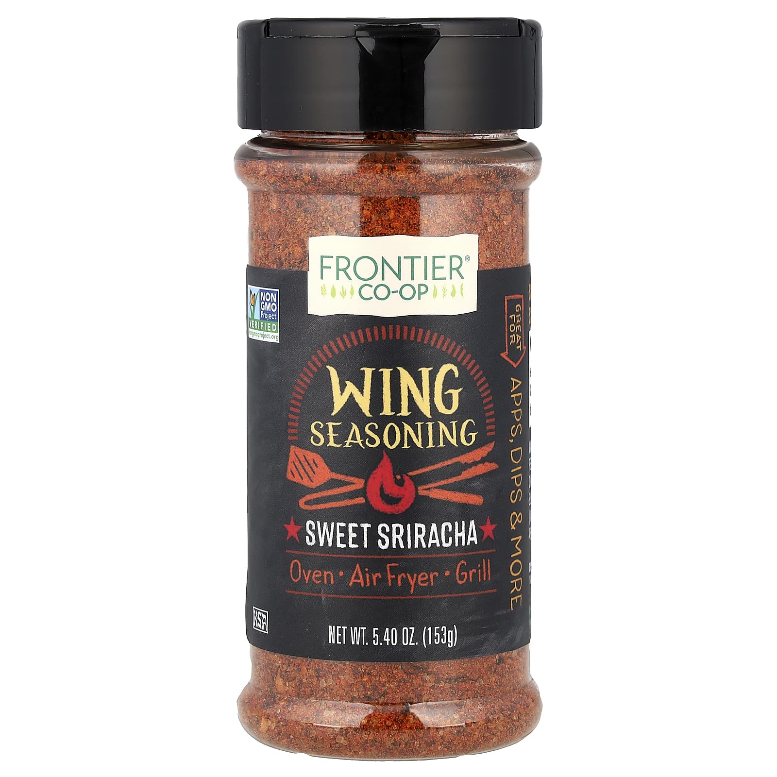 Sweet Sriracha Wing Seasoning by Frontier Co-op, 5.4 oz - Image 1