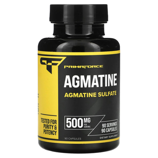 Primaforce, Agmatine Sulfate, 500 mg, 90 Capsules - Image 1