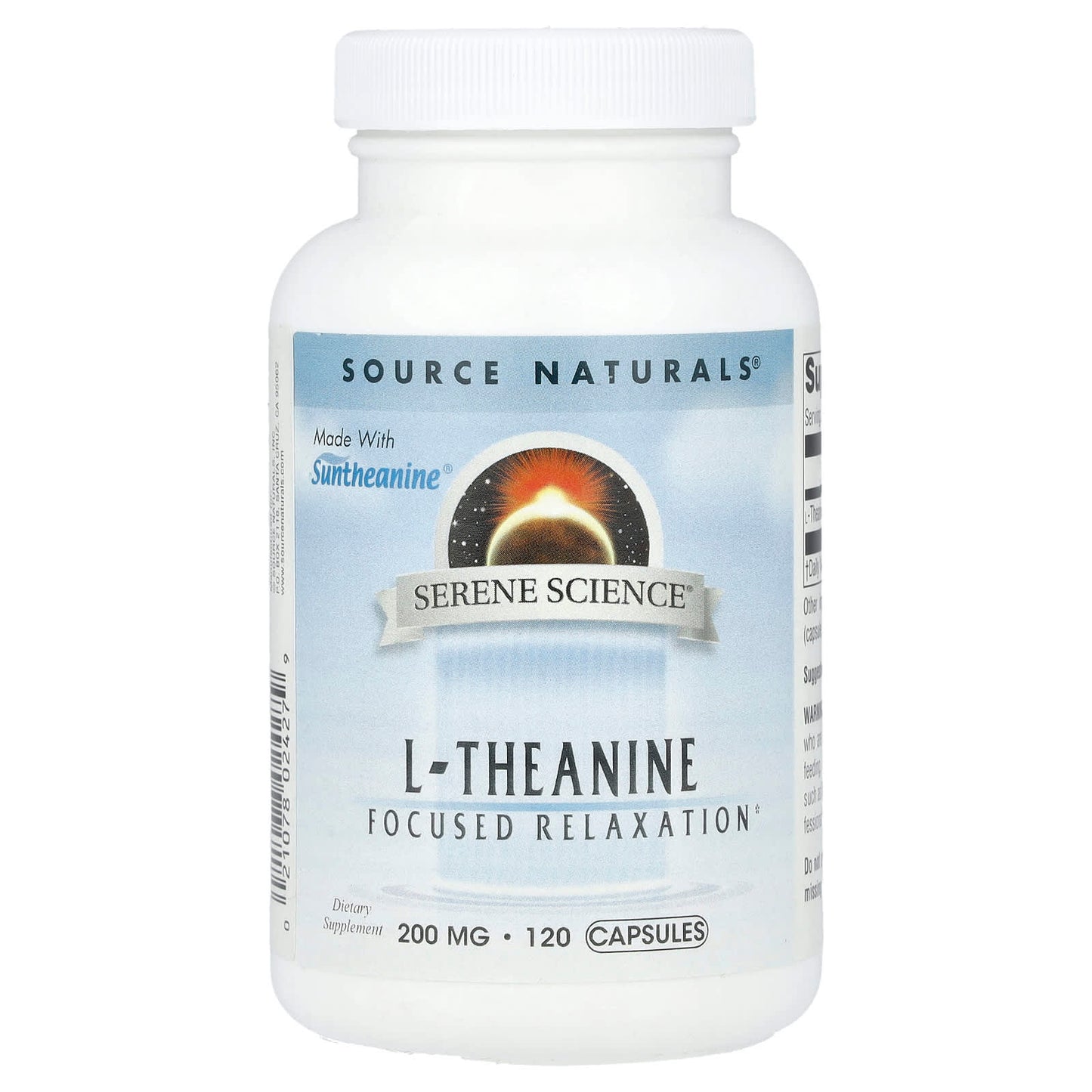 Source Naturals, Serene Science®, L-theanine, 200 mg, 120 Capsules - Image 1