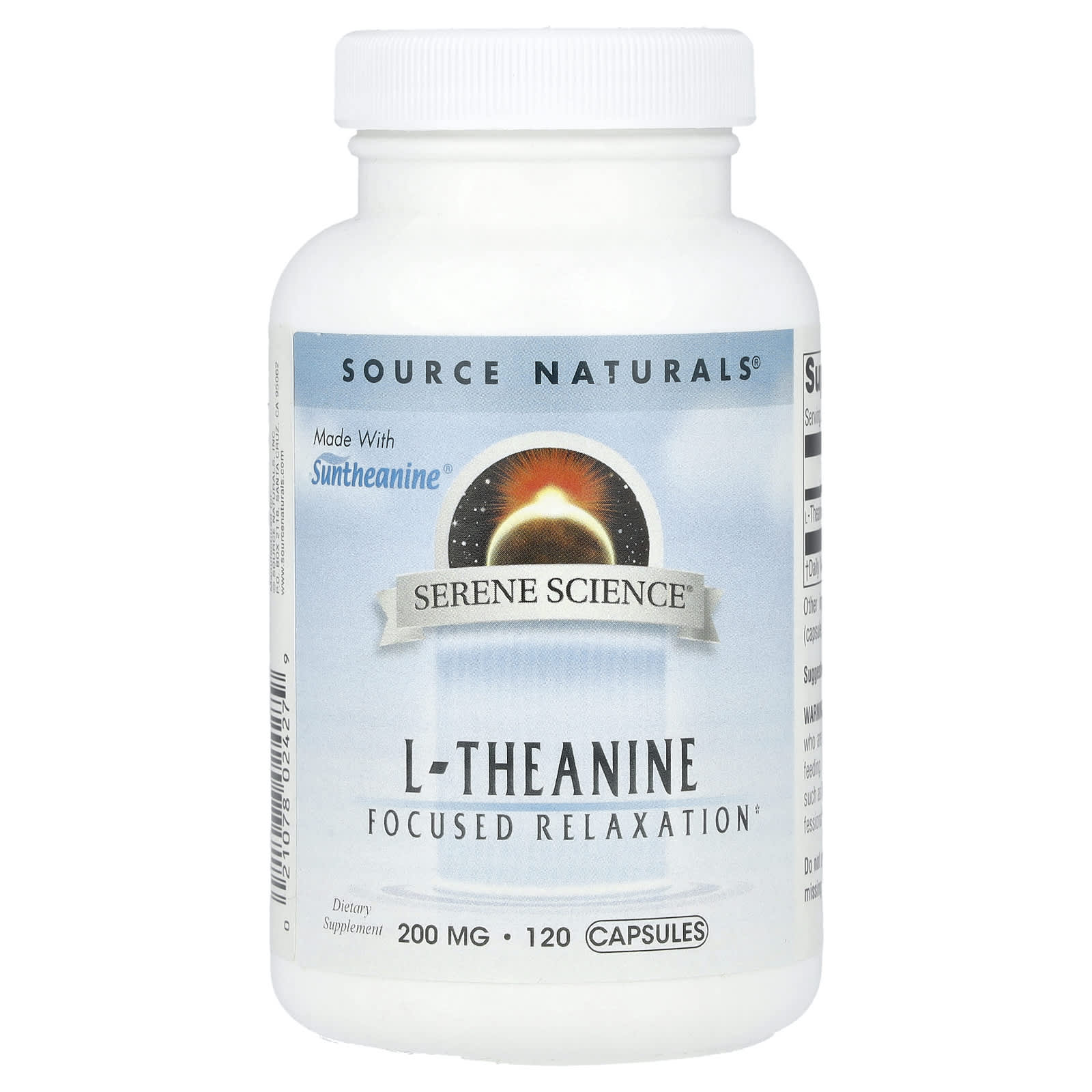 Source Naturals, Serene Science®, L-theanine, 200 mg, 120 Capsules - Image 1