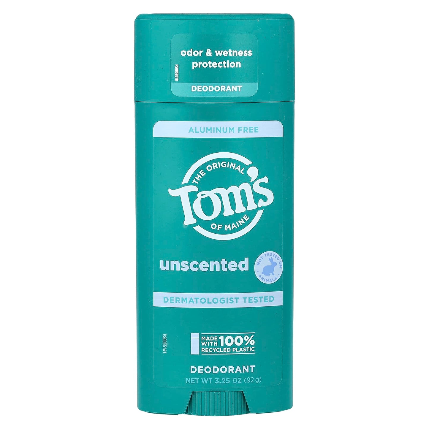 Tom's of Maine, Aluminum Free Deodorant, Unscented, 3.25 oz (92 g) - Image 1